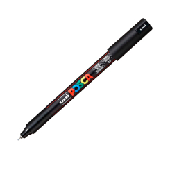 Маркер Uni Posca черный (PC-1MR BLACK(N))