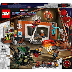 Конструктори LEGO - Конструктор LEGO Marvel Spider-Man Людина-Павук у святилищі-майстерні (76185)