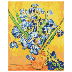 Товары для рисования - Картина по номерам Brushme Ирисы в Вазе. Винсент Ван Гог (BS52876) Товары для рисования - Картина по номерам Brushme Ирисы в Вазе. Винсент Ван Гог (BS52876)