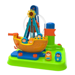 Конструкторы с уникальными деталями - Конструктор Edu-Toys Пиратский корабль с инструментами (JS026)