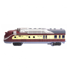 Железные дороги и поезда - Игровой набор Fenfa Паровоз с вагоном с эффектами (1601B-5B)