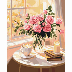 Товары для рисования - Картина по номерам Brushme Утренний натюрморт 40х50 см (BS54287) Товары для рисования - Картина по номерам Brushme Утренний натюрморт 40х50 см (BS54287)