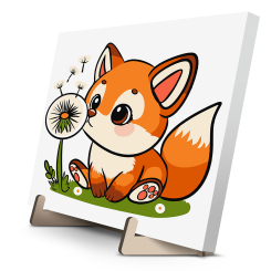 Товары для рисования - Картина по номерам Qbee Лисенок 25 х 25 см (QB900-003) Товары для рисования - Картина по номерам Qbee Лисенок 25 х 25 см (QB900-003)
