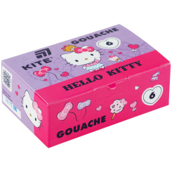 Канцтовары - Краски гуашь Kite Hello Kitty 6 цветов (HK26-062)