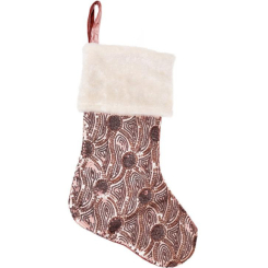 Аксесуари для свят - Шкарпетки для подарунків Абстракція шампань Bona DP42990