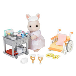 Фигурки животных - Игровой набор Медсестра с креслом каталкой Sylvanian Families (5094)