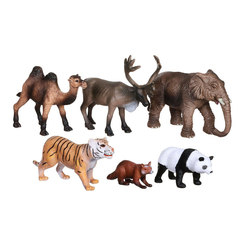 Фігурки тварин - Навчальний набір Wenno Тварини Азії з QR картою (WAS1701)