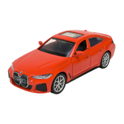 Автомодели - Автомодель Автопром BMW I4 M50 красная (4378/2)