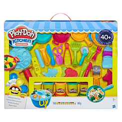 Набори для ліплення - Набір для творчості Play-Doh ​Kitchen Creations Мега набір повара (C3094)