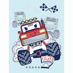 Мозаїка - Алмазна мозаїка Ідейка Червона машинка 15 x 20 см (AMV1226)