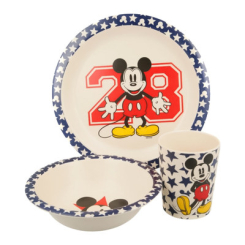 Чашки, склянки - Набір посуду Stor Disney Міккі Маус бамбуковий 3 предмети ( Stor-01325)