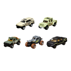 Транспорт і спецтехніка - Набір автомобілів Matchbox MBX Adventure II (С1817/HKY28)