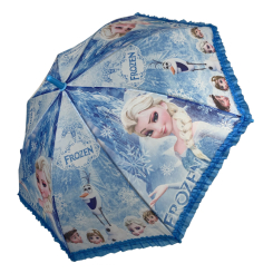 Зонты и дождевики - Детский зонт-трость с принцессами и оборкамиPaolo Rossi  голубой  011-3