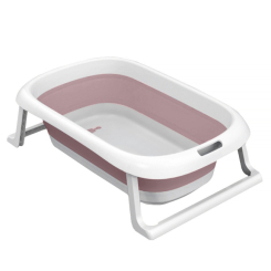 Товари для догляду - Дитяча ванна Bestbaby BD-318 Pink складана для гручничка (11766-65100)