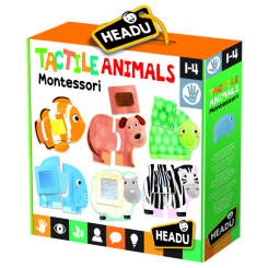 Развивающие игрушки - Развивающий пазл Headu Монтессори Животные (IT20188)