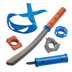 Холодна й метальна зброя - Ігровий набір TMNT Movie III W2 Меч катана Лео Подвійний удар (84251)