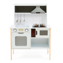 Дитячі кухні та побутова техніка - Ігровий набір Ecotoys Style Дерев'яна кухня (PLK537)