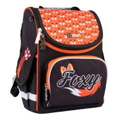 Рюкзаки и сумки - Рюкзак школьный каркасный Smart PG-11 Foxy (558994)