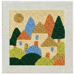 Наборы для творчества - Набор для создания ковровой вышивки Brushme Возвращение домой (PMBR011)