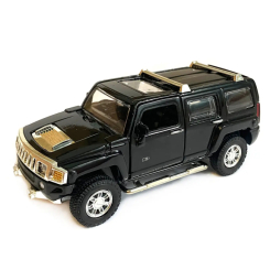 Транспорт і спецтехніка - Автомодель Автопром Hummer H3 чорна (68321/68321-4)