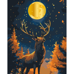 Товары для рисования - Картина по номерам Art Craft Над пропастью с металлизированными красками 40 х 50 см (11735-AC)