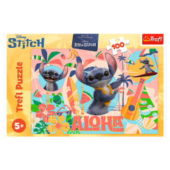 Пазли - Пазл Trefl Disney Stitch The Movie Стіч та друзі 100 елементів (16495)