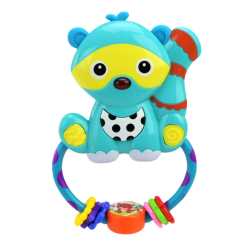 Брязкальця, прорізувачі - Брязкальце Сонячний зайчик Музичний єнот (PL-724-74)