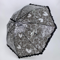 Зонты и дождевики - Детский зонтик-трость SL Черный (18102-1)