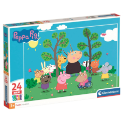 Пазли - Пазл Clementoni Maxi Peppa Pig 24 елементи (24237)
