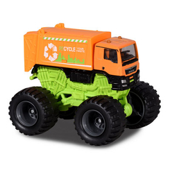 Транспорт и спецтехника - Машинка Majorette City Rockerz MAN TGS металлическая зеленая (2057256/2057256-2)