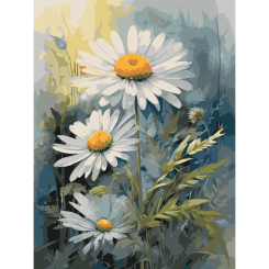 Товары для рисования - Картина по номерам Art Craft Белые ромашки 40 х 50 см (13101-AC)