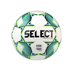 Спортивные активные игры - Мяч футбольный Select Match DB (FIFA Quality) белый/зеленый Уни 5 (367532-884-5)
