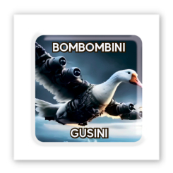 Набори для творчості - 3D-стікер Tattooshka Bombombini Gusini (SX-307)