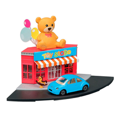 Автотреки -  Ігровий набір Bburago City Магазин іграшок (18-31510)