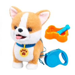Мягкие животные - Интерактивная игрушка Maya toys Песик Коржик на прогулке (55G-5)