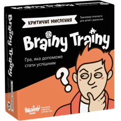 Настольные игры - Настольная игра Brainy Trainy Критическое мышление (УКР063)