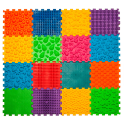 Развивающие коврики - Массажный коврик Ortek Пазлы 16 элементов (4820264130079)