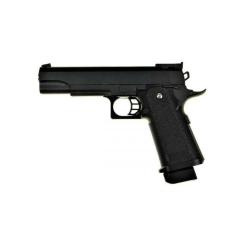 Стрілецька зброя - Іграшковий пістолет "Colt M1911 Hi-Capa" Galaxy G6 метал чорний (33833)