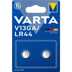 Аккумуляторы и батарейки - Батарейка алкалиновая Varta V 13 GA BLI 2 (4008496746347)