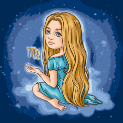 Товари для малювання - Картина за номерами Art Craft Знаки зодіаку Діва 40 х 40 см (10092-AC)