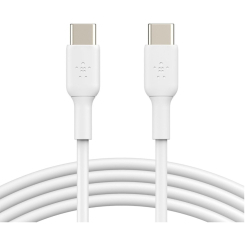Павербанки - Кабель Belkin USB-C > USB-C зарядка/синхронизация 60Вт Type-C PVC белый (CAB003BT1MWH) Павербанки - Кабель Belkin USB-C > USB-C зарядка/синхронизация 60Вт Type-C PVC белый (CAB003BT1MWH)