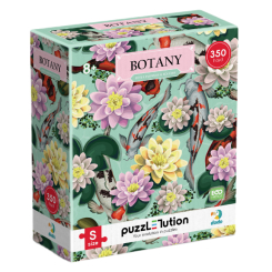Пазли - Пазл DoDo Botany Hard-S Квіти лотоса та рибки коропи коі 350 елементів (300612)