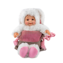 Пупси - Ігровий набір Anne Geddes Маленьке Зайченя з сумкою та стікерами 23 см (21072)