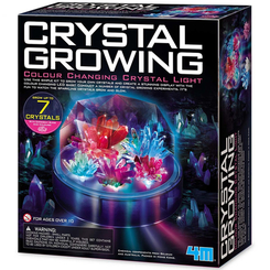 Научные игры, фокусы и опыты - Набор 4M Crystal growing Цветные кристаллы с подсветкой (00-03920/US)