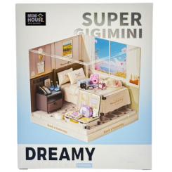 Конструктори з унікальними деталями - Конструктор-румбокс Mini House Інтер'єр Міні Готельний номер (8038)