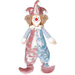 Аксессуары для праздников - Мягкая игрушка Клоун Тиффани 19х13х48 см розовый с голубым Bona DP42536