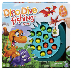 Настільні ігри - Настільна гра Spin master Весела рибалка Динозаврики (SM98269/6061077)