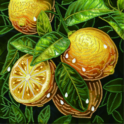 Мозаика - Алмазная мозаика Brushme Желтые лимоны (BH023)
