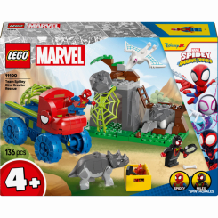 Конструкторы LEGO - Конструктор LEGO Marvel Спасение на диновездеходе команды Спайди (11199)