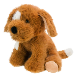 М'які тварини - М'яка іграшка Shantou Jinxing Собачка коричнева 22 см (MJ2418)